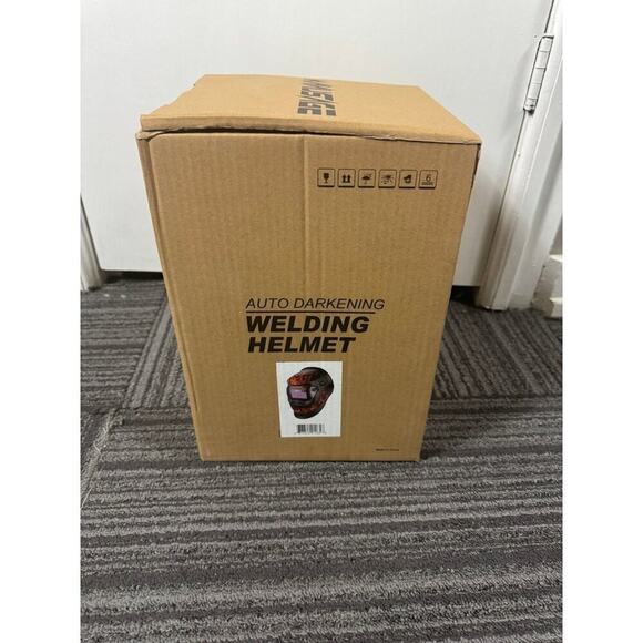 Welding Helmet Solar Powered Auto Darkening Welding Helmet, Wide Shade - Picture 5 of 12